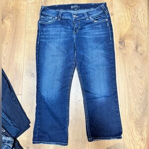 Silver Suki capri jeans